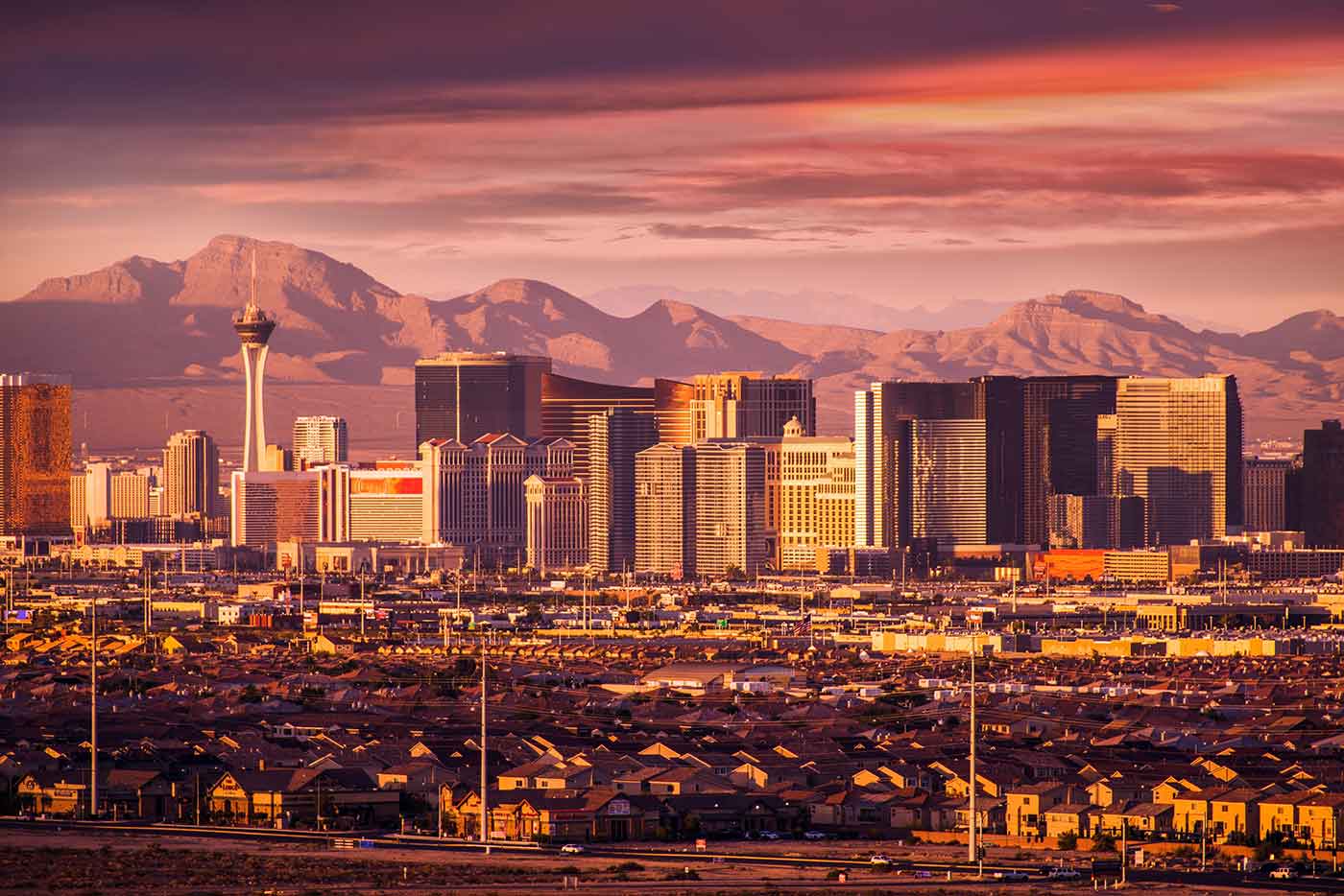 Las Vegas Strip at night